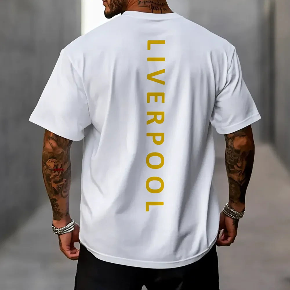 Koszulka Unisex Oversized Liverpool Gold wh