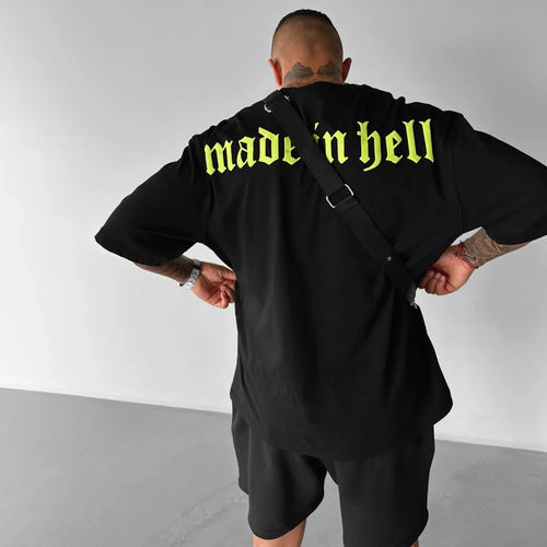 Koszulka Unisex Oversized Made in Hell