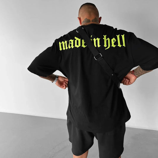 Koszulka Unisex Oversized Made in Hell