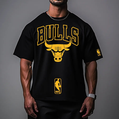 Koszulka Unisex Oversized BullsGold 2