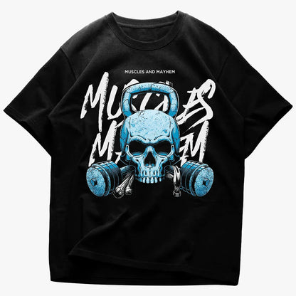 Koszulka Unisex Oversized Muscles and Mayhem