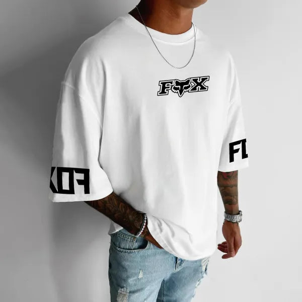 Koszulka Unisex Oversized FoxRacing wh