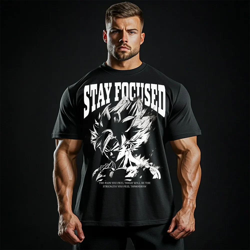 Koszulka Unisex Oversized Stay Focused