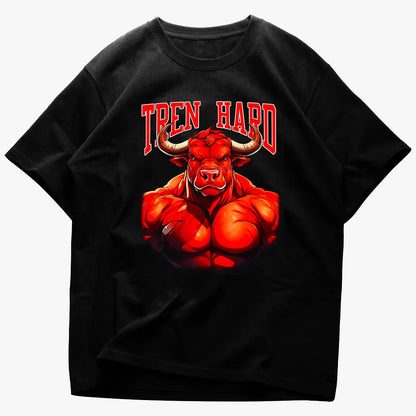 Koszulka Unisex Oversized Tren Hard Bull