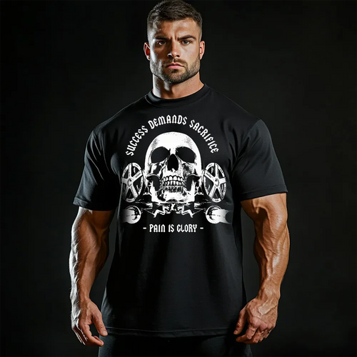 Koszulka Unisex Oversized Sam Skull