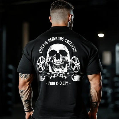 Koszulka Unisex Oversized Sam Skull
