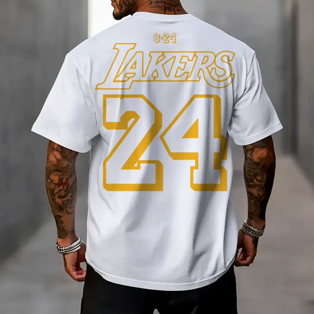Koszulka Unisex Oversized Lakers24 wh