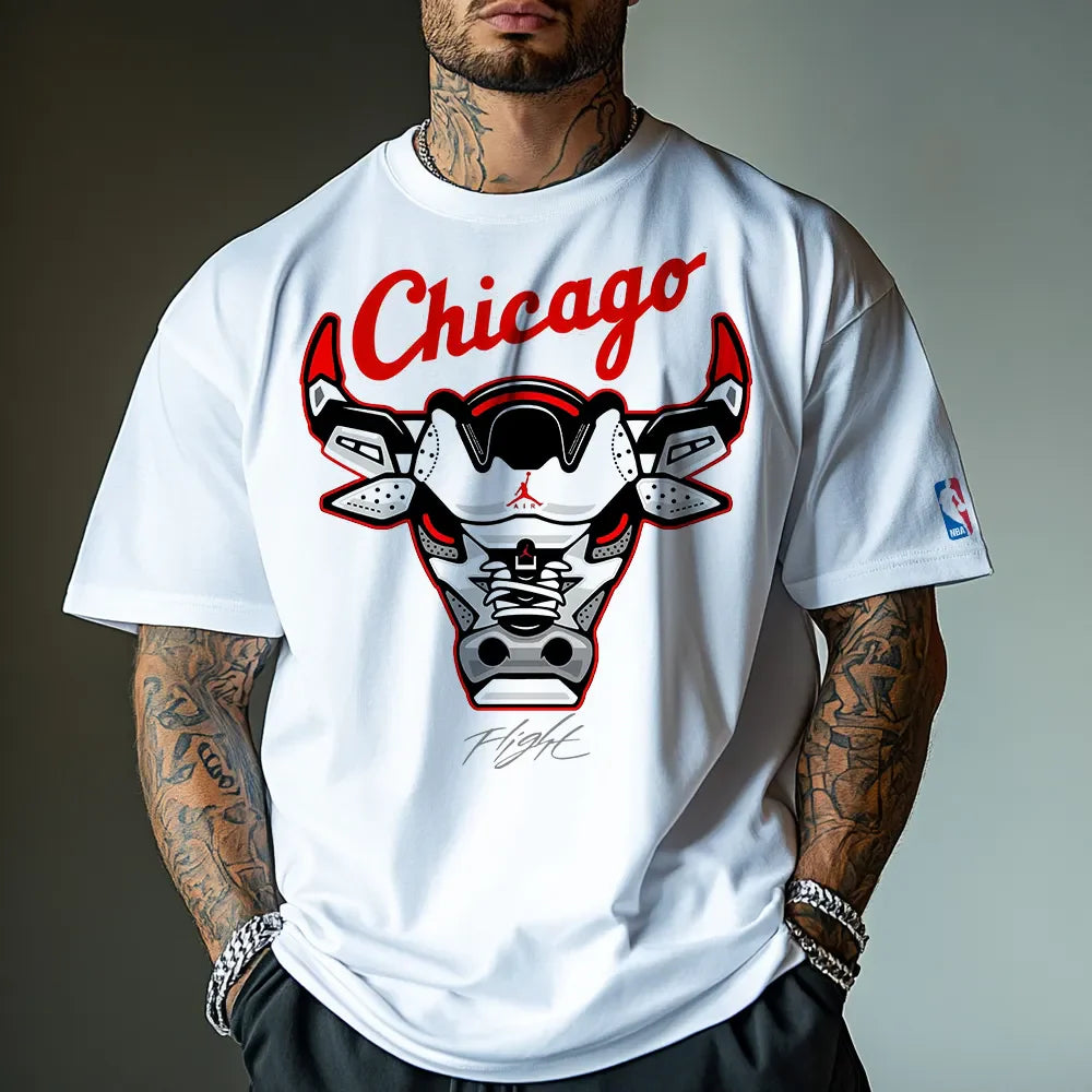Koszulka Unisex Oversized Chicago Flight