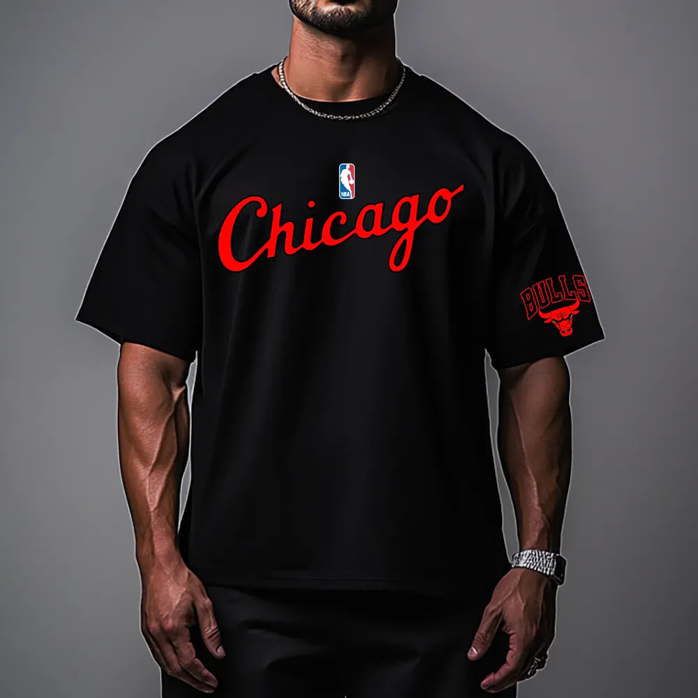 Koszulka Unisex Oversized Bulls23 R
