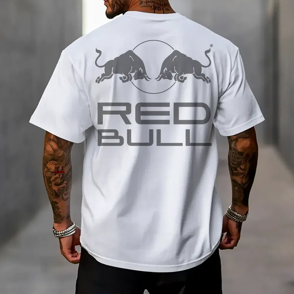 Koszulka Unisex Oversized RedBull Gray