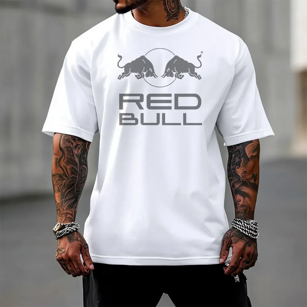 Koszulka Unisex Oversized RedBull Gray