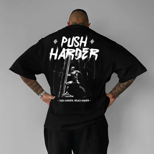 Koszulka Unisex Oversized Push Harder