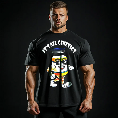 Koszulka Unisex Oversized Its All Genetics