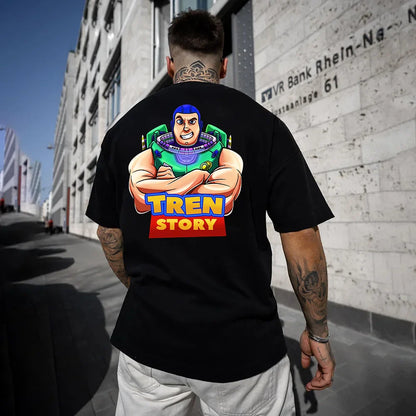 Koszulka unisex oversized Historia Trenu