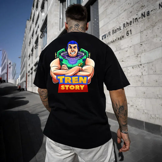 Koszulka unisex oversized Historia Trenu