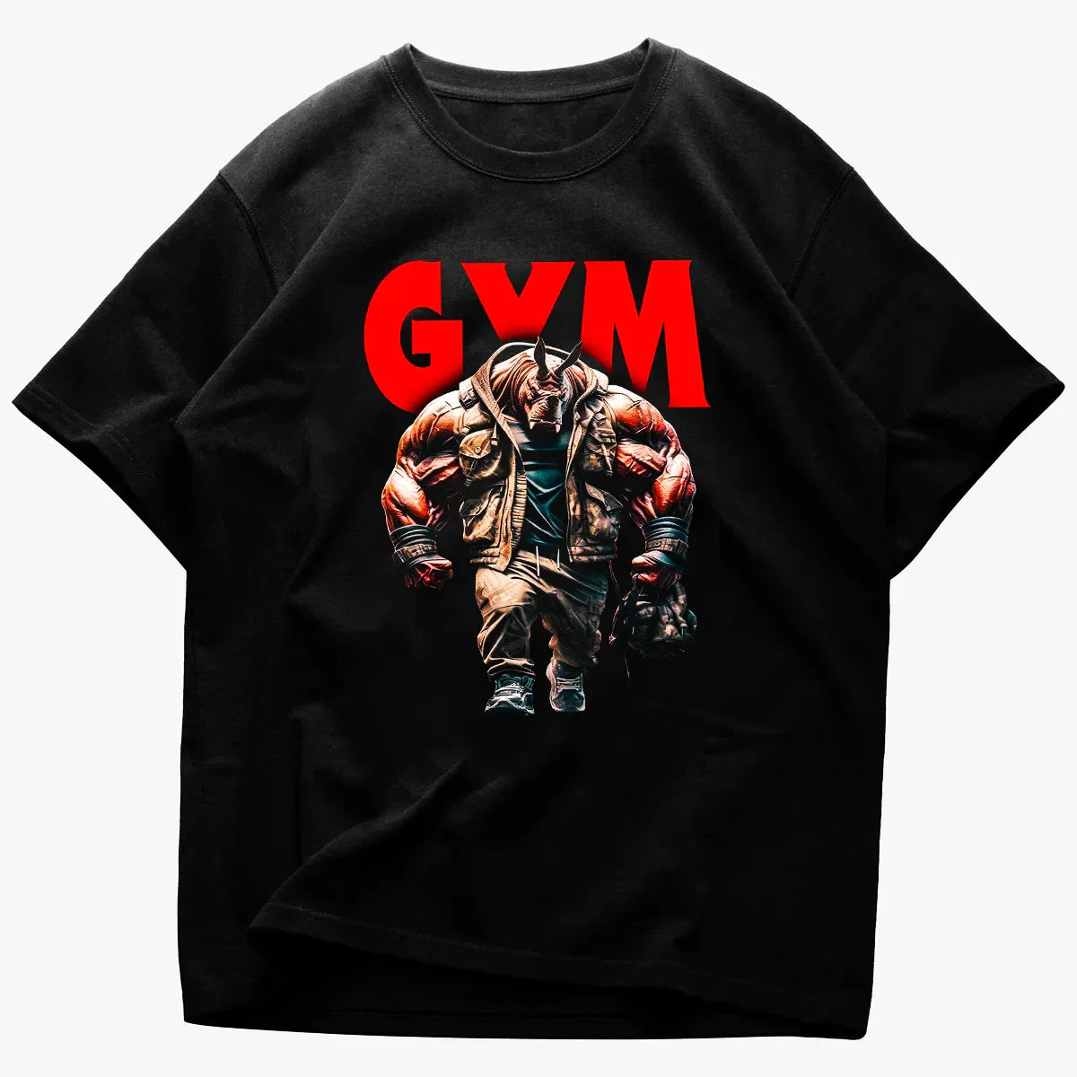 Koszulka Unisex Oversized Gym Rhino
