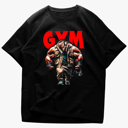 Koszulka Unisex Oversized Gym Rhino