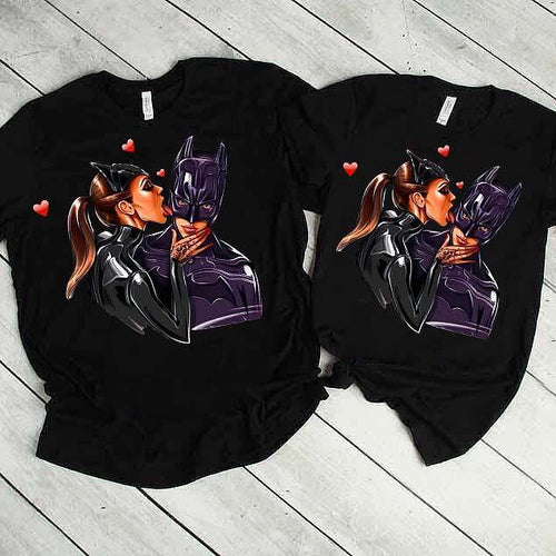 Koszulki dla par Bat Love