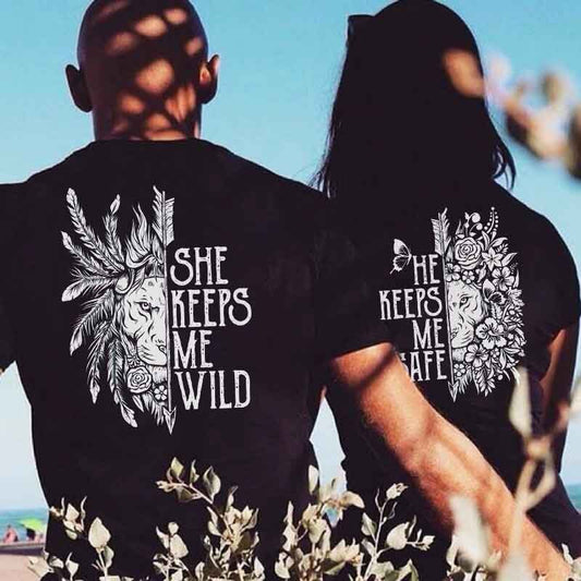Koszulki dla par SAFE / WILD Back