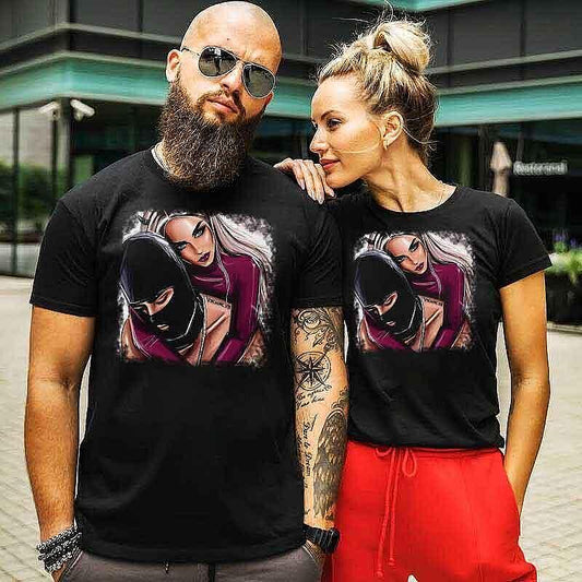Koszulki dla par Bandit Couple
