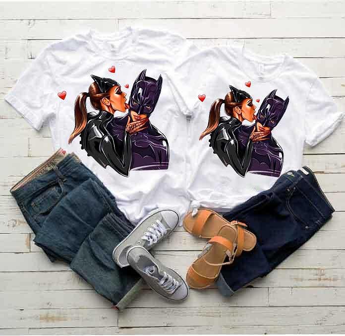 Koszulki dla par Bat Love 2