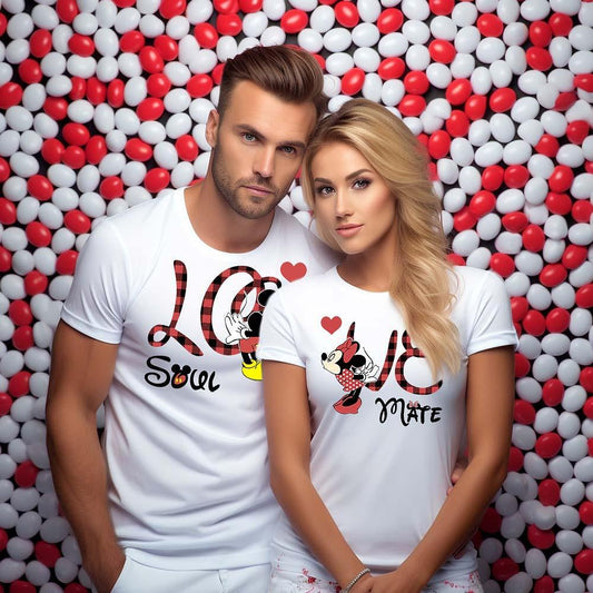 Koszulki dla par Lo Ve Soul Mate w/w