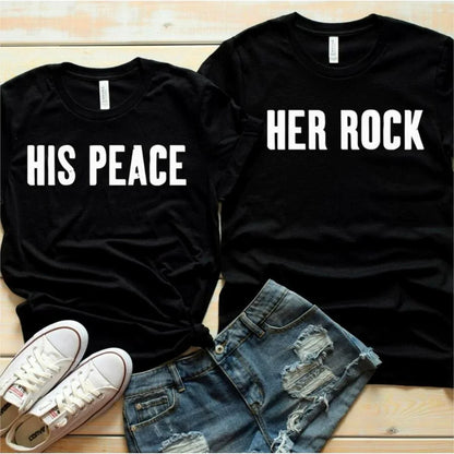 Koszulki dla par Rock Peace