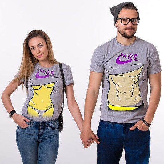 Koszulkari dla par Naked