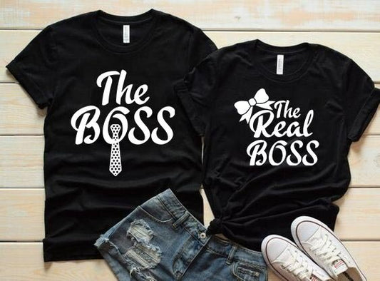 Koszulki dla par THE BOSS