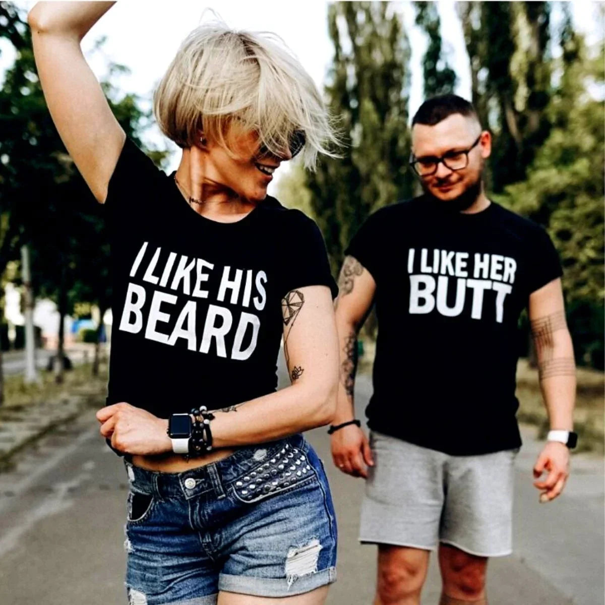 Koszulki dla par BeardButt