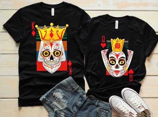 Koszulki dla par King Queen 2