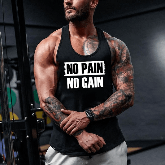 Fitness Koszulki No Pain No Gain