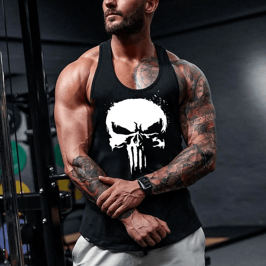 Fitness Podkoszulek Punisher