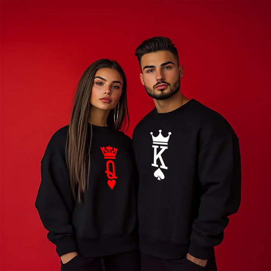 Unisex bluzy dla par KQ