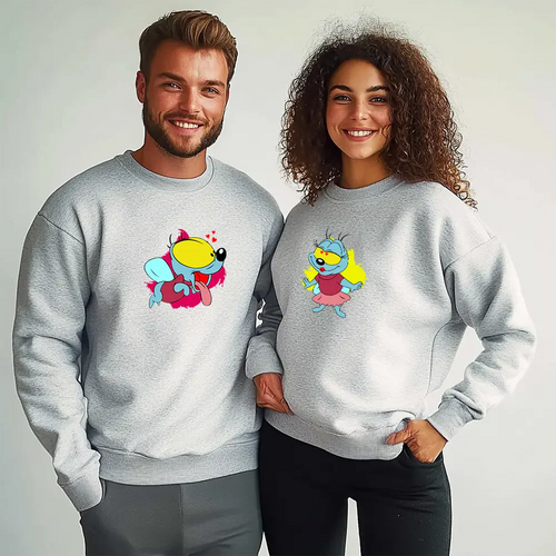 Unisex bluzy dla par Bzzz Love