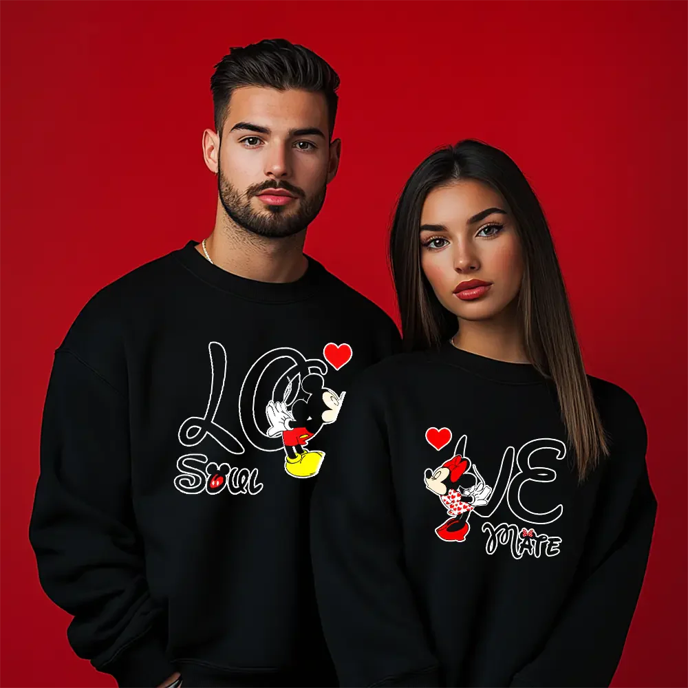 Unisex bluzy dla par Soul Mate