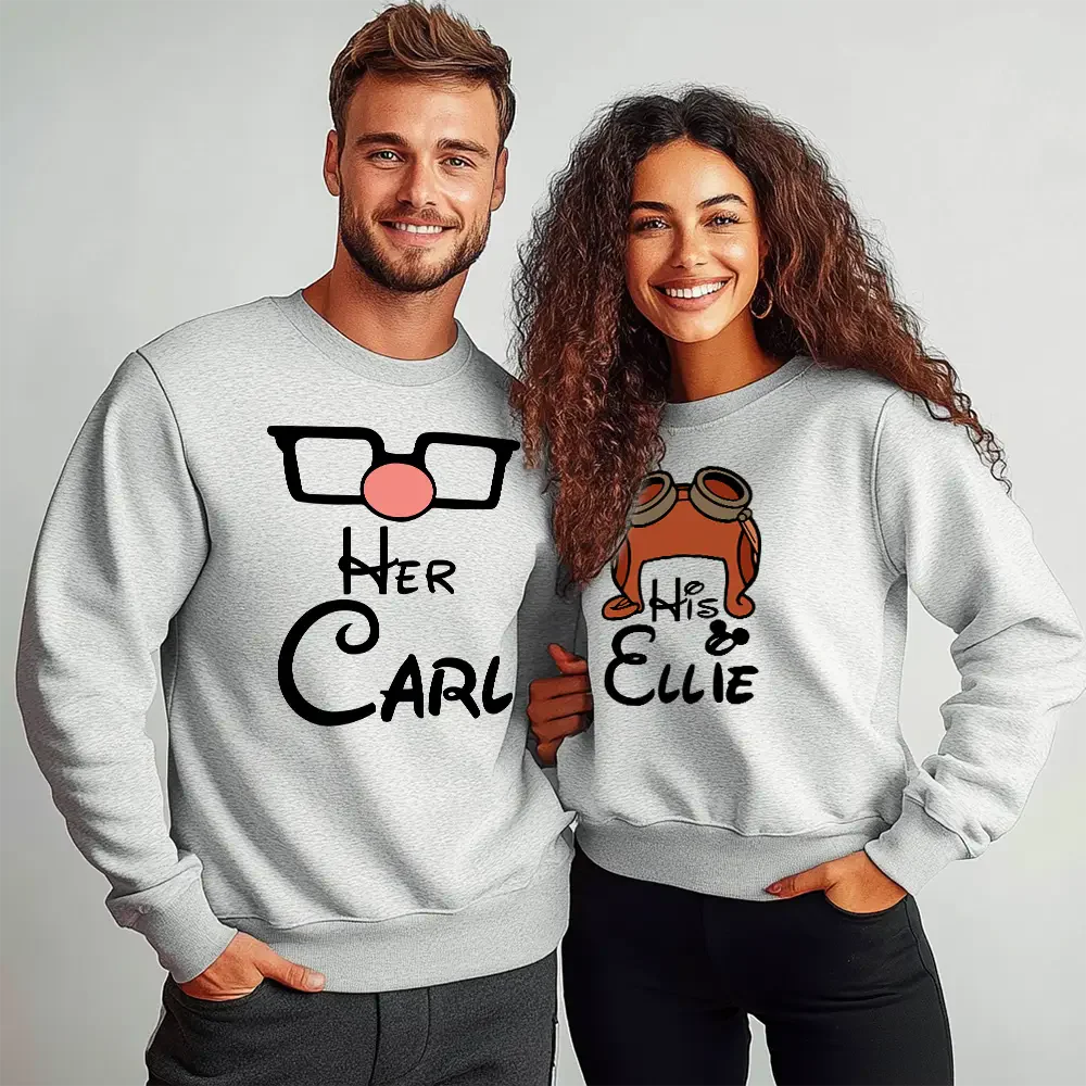 Unisex bluzy dla par Carl Elie