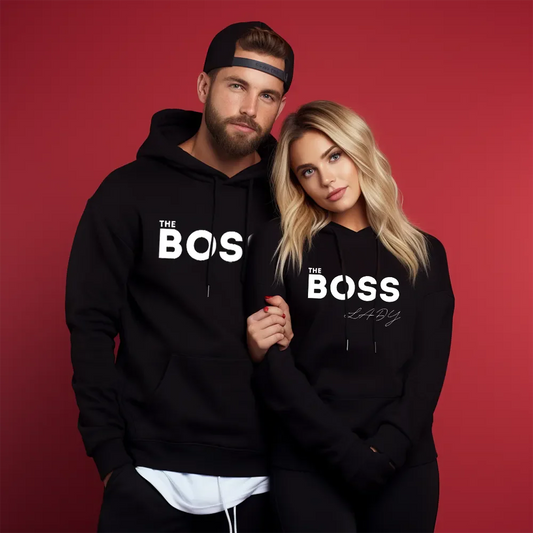 Unisex Bluzy dla par The Boss / The Boss Lady Bl